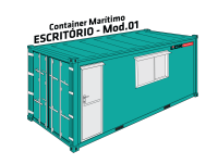 Container Marítimo - Escritório MOD.01