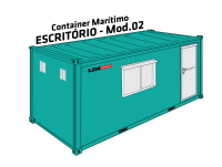 Container Marítimo - Escritório MOD.02