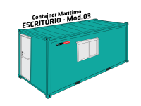 Container Marítimo - Escritório MOD.03